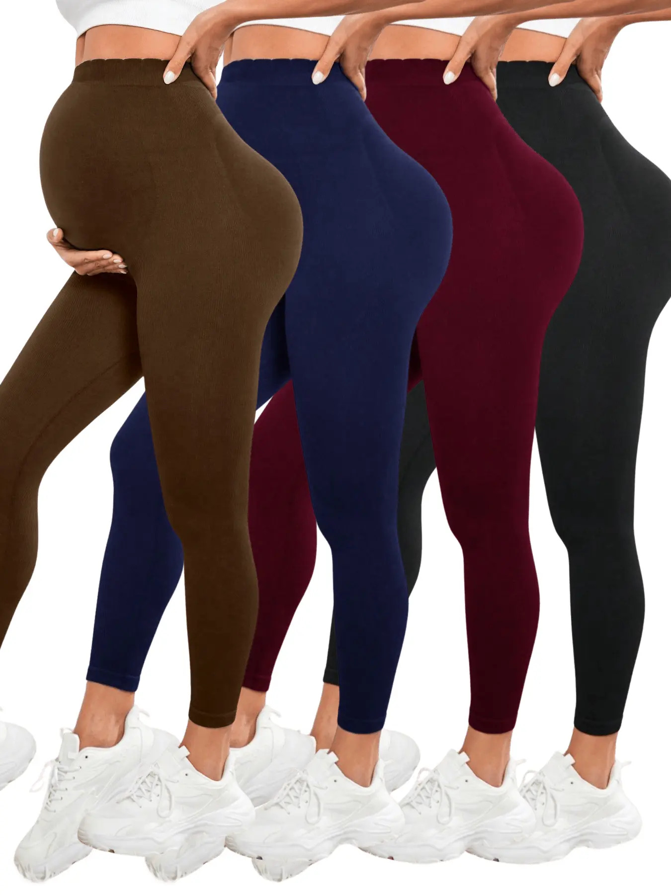 Maternity Wear - High Waist Pregnancy Leggings Maternity Clothes