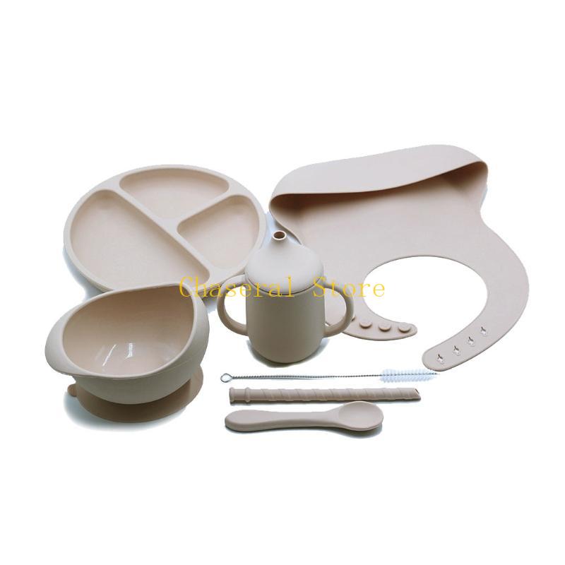 E7CE Baby Tableware Bib Plate  - Waterproof Baby Bibs Silicone review and price