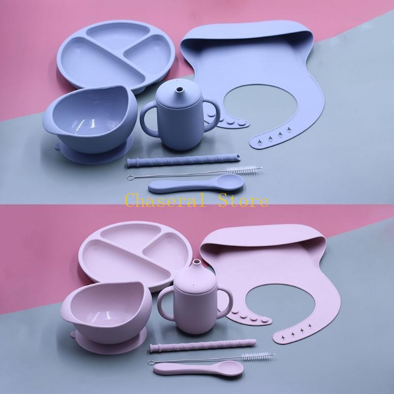 E7CE Baby Tableware Bib Plate  - Waterproof Baby Bibs Silicone review and price