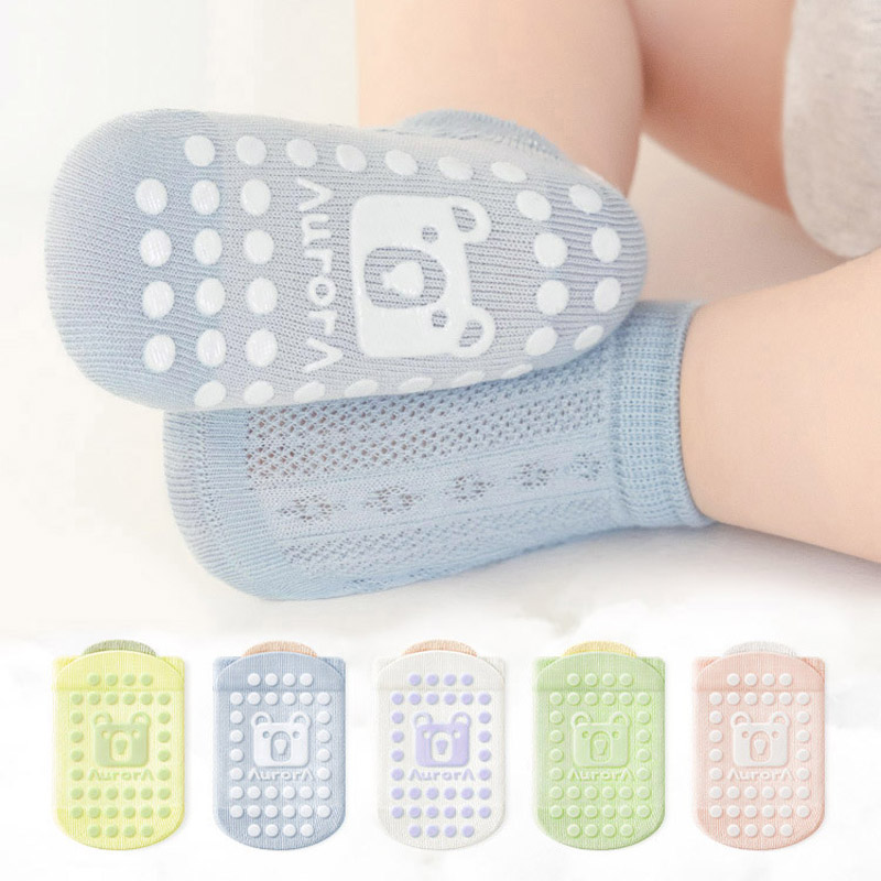 5 Pairs Kids Non-Slip Socks Cu - Unisex Baby Socks Non Slip review and price