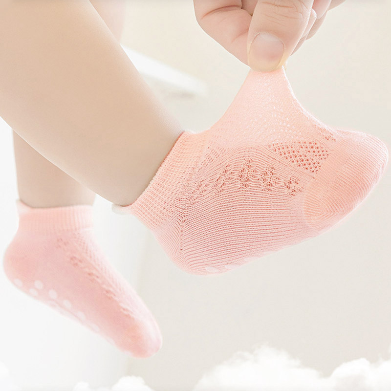 5 Pairs Kids Non-Slip Socks Cu - Unisex Baby Socks Non Slip review and price