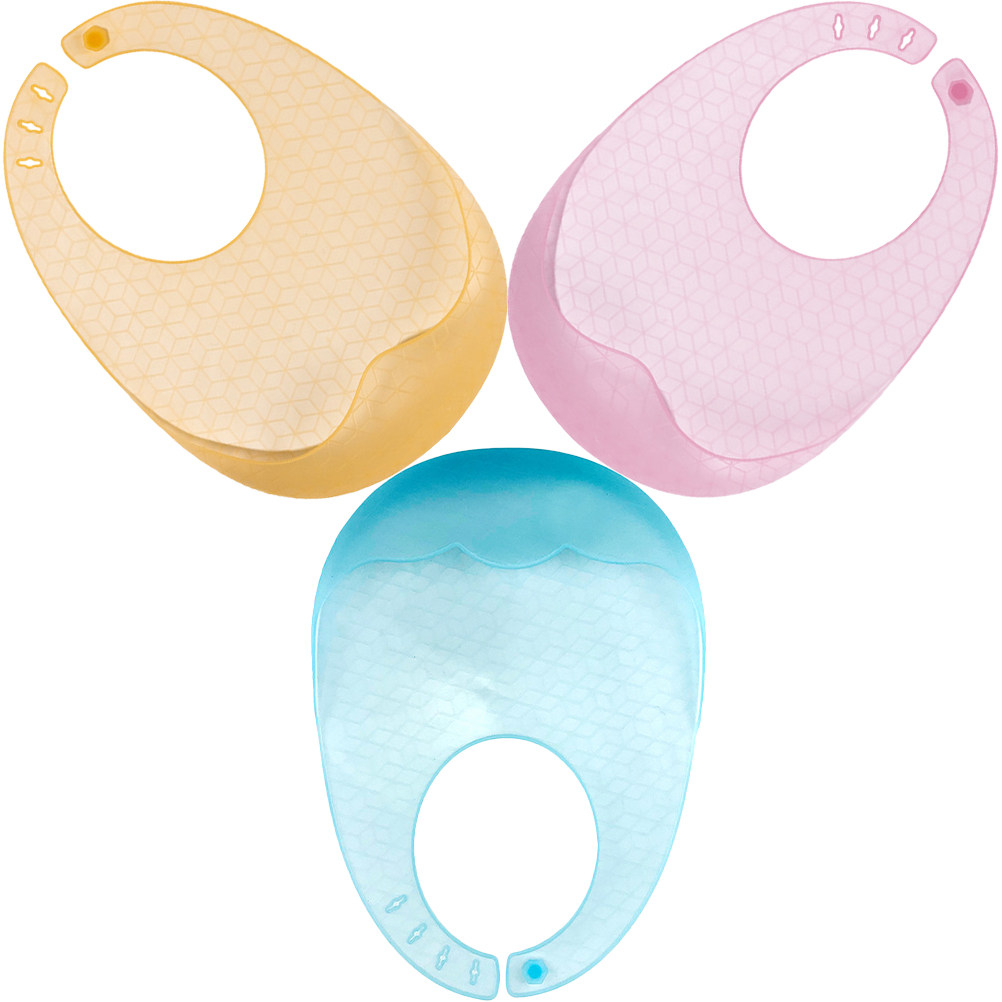 3pcs Silicone Baby Bibs – Soft - Waterproof Baby Bibs Silicone review and price